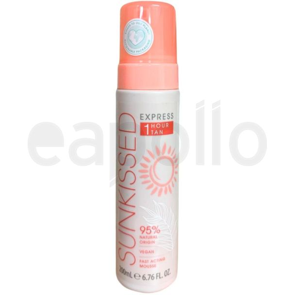 Sunkissed Self-Tan Fast Acting Mousse - 1 Hour tan 