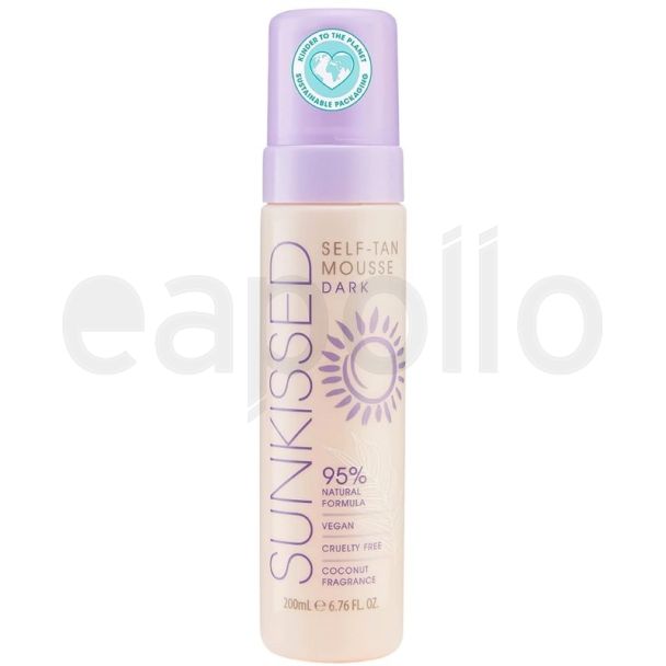 Sunkissed Self-Tan Mousse - Dark 200ml 
