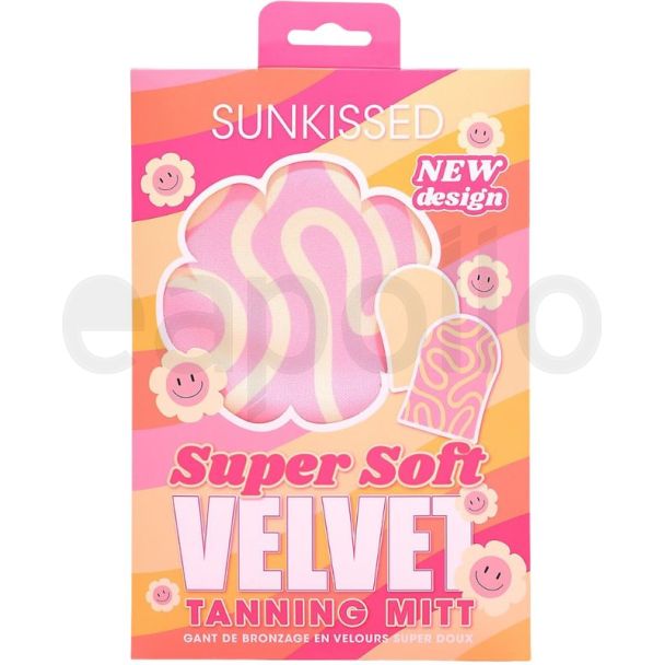 Sunkissed Super Soft Velvet Single Sided Tanning Mitt