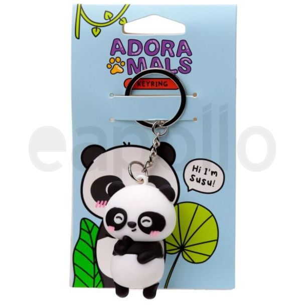 Susu the Panda Adoramals 3D PVC Keyring