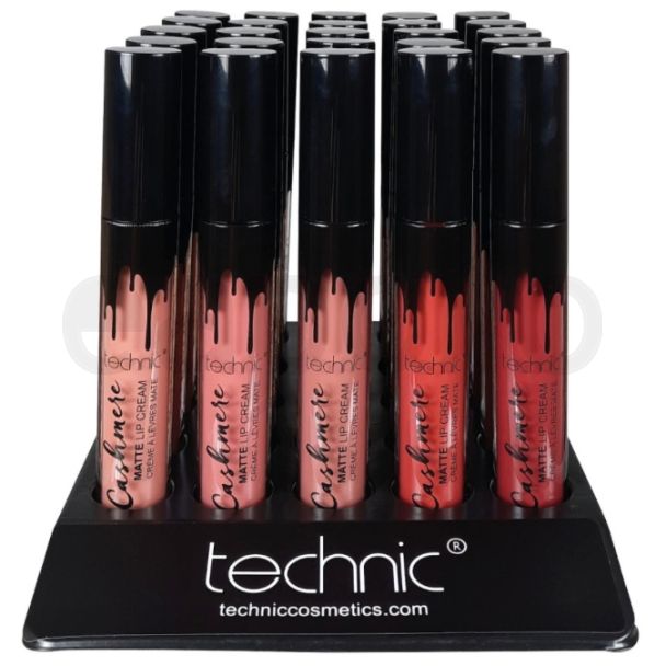 Wholesale Technic Cashmere Matte Lip Cream Lipstick - Assorted 