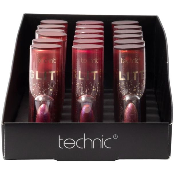 Technic Glitter Lips Lipstick - Assorted