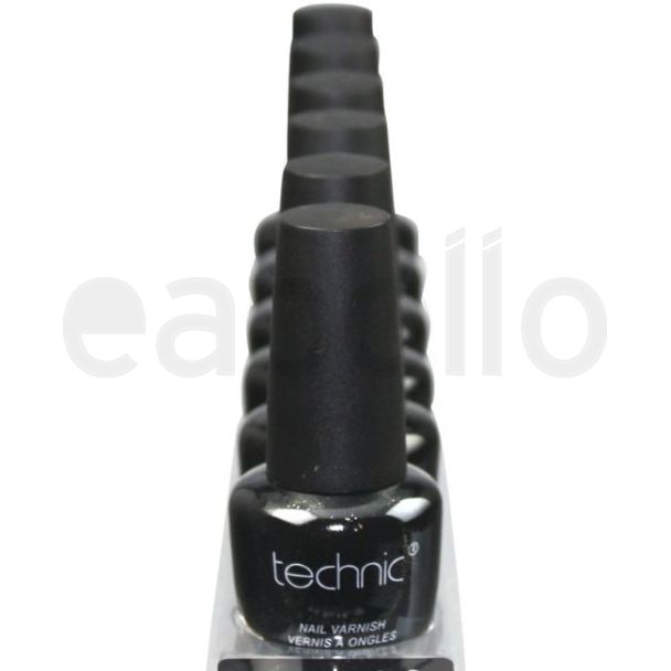 Technic Gloss Nail Varnish - Jet Black
