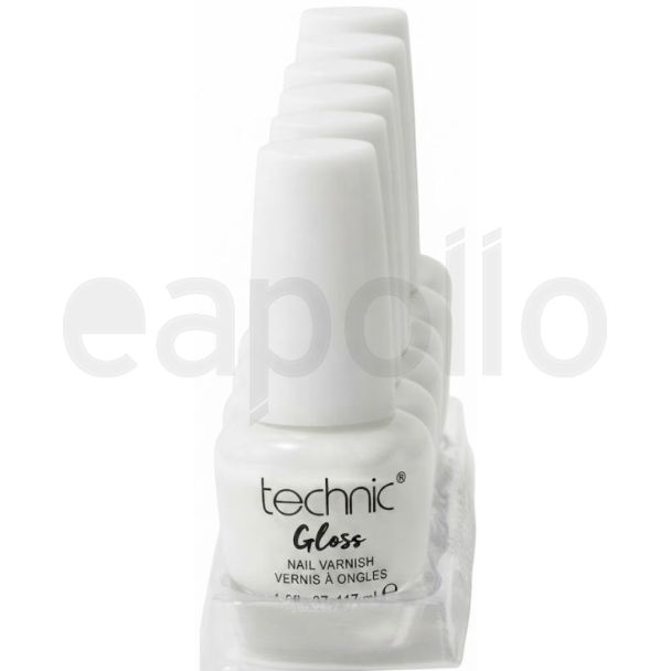 Technic Gloss Nail Varnish - White