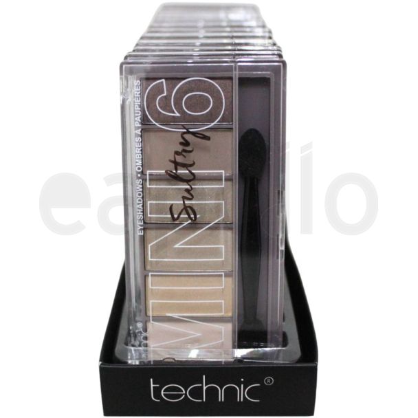 Technic Mini 6 Eyeshadow Palette Sultry- Rosebud