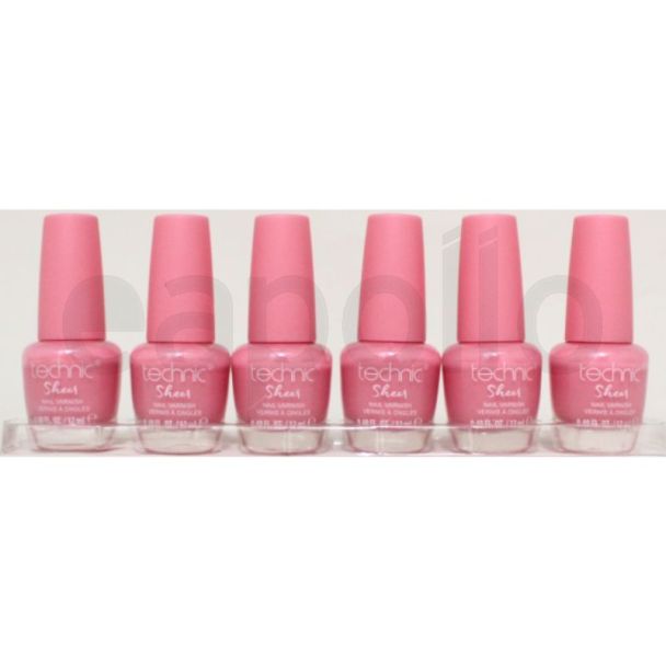 Technic Sheer Nail Varnish - Pink