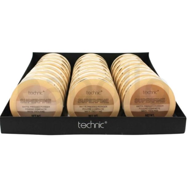 Technic Superfine Matte Pressed Powder Compact - Assorted 