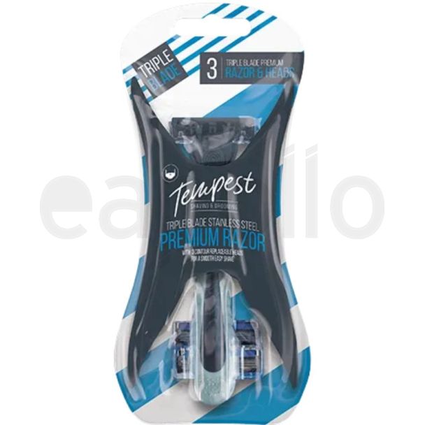 Tempest Men's Triple Blade  Premium Razor