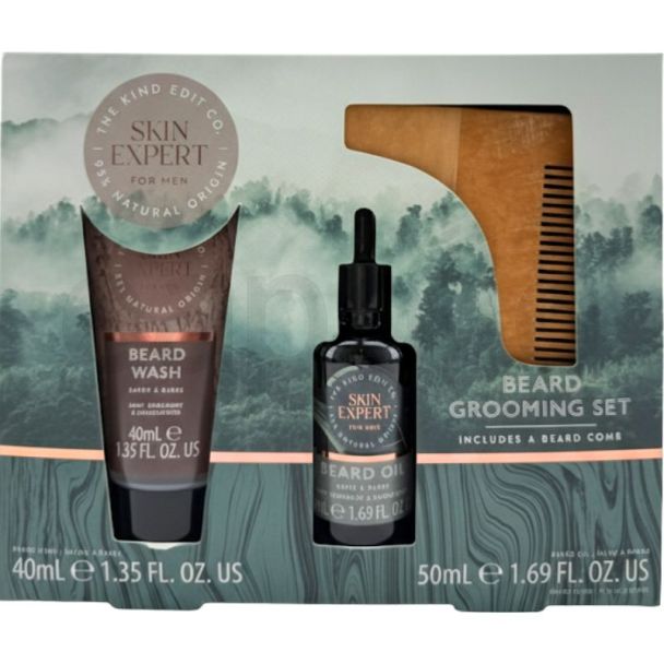 The Kind Edit Co. Skin Expert Beard Grooming  Gift Set