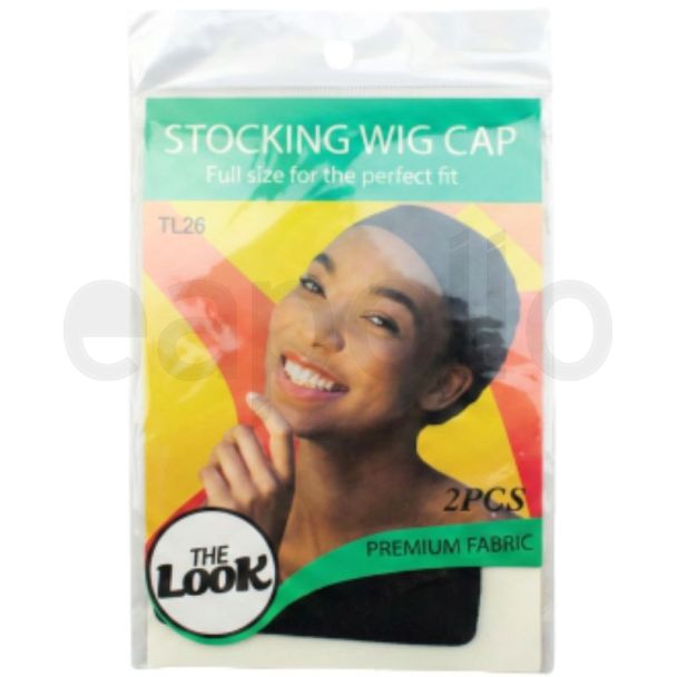 The Look 2pcs Stocking Wig Caps - Black