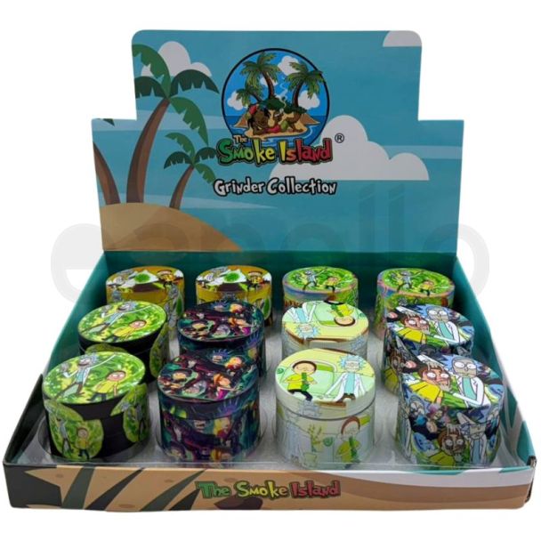 The SMK Island 4-Part Metal R & M Design Handmuller - Assorted (5x3.5cm)