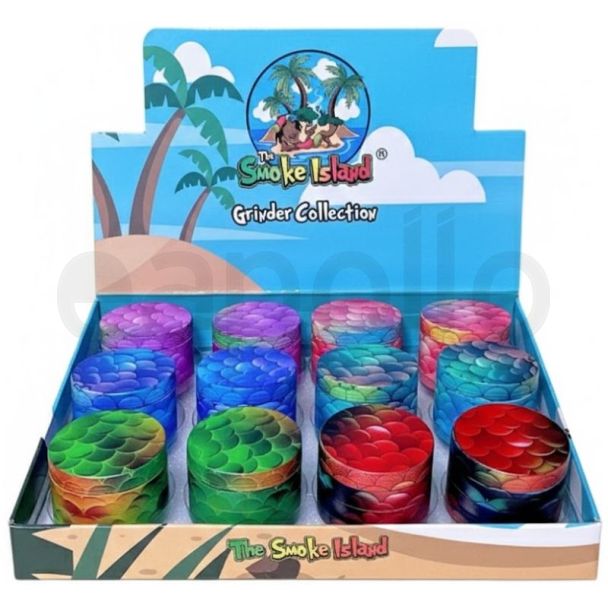 The SMK Island 4-Part Metal Snake Skin Handmuller - Assorted (5x3.8cm)