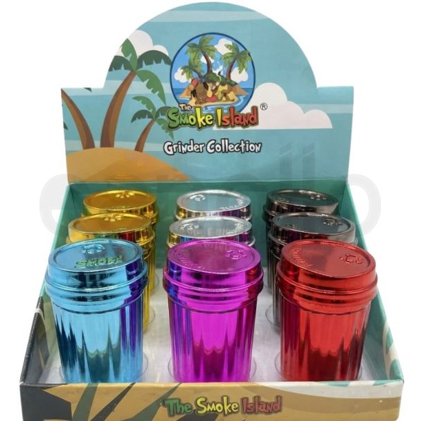 The Smoke Land Metal Handmuller Coffee Cup Design  - Assorted (8 x6.2cm)