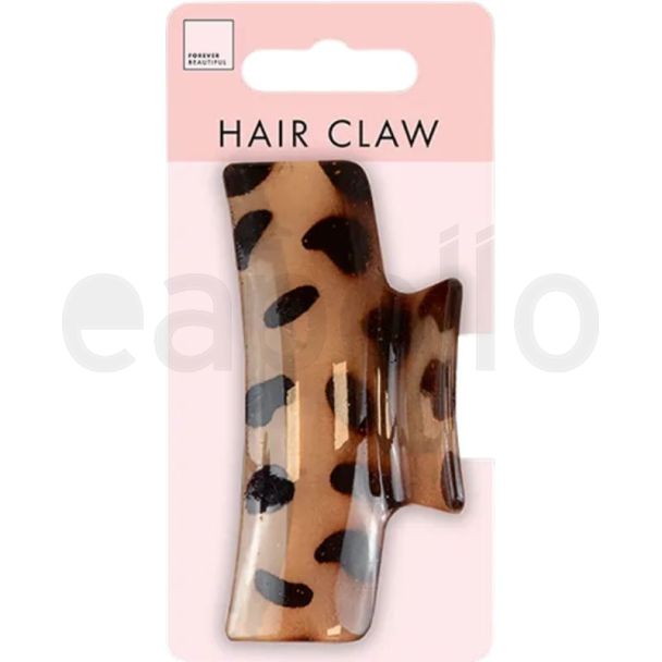 Black & Tortoise Shell Hair Clamps - Assorted - 10cm
