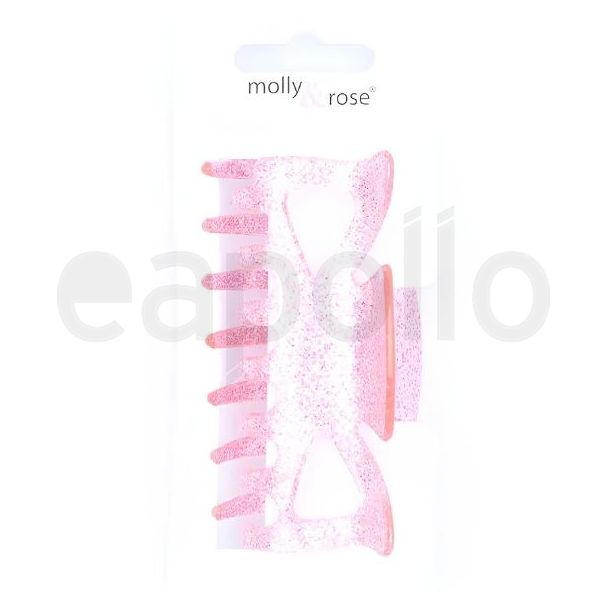 Translucent Glitter Hair Clamps - Assorted - 9cm