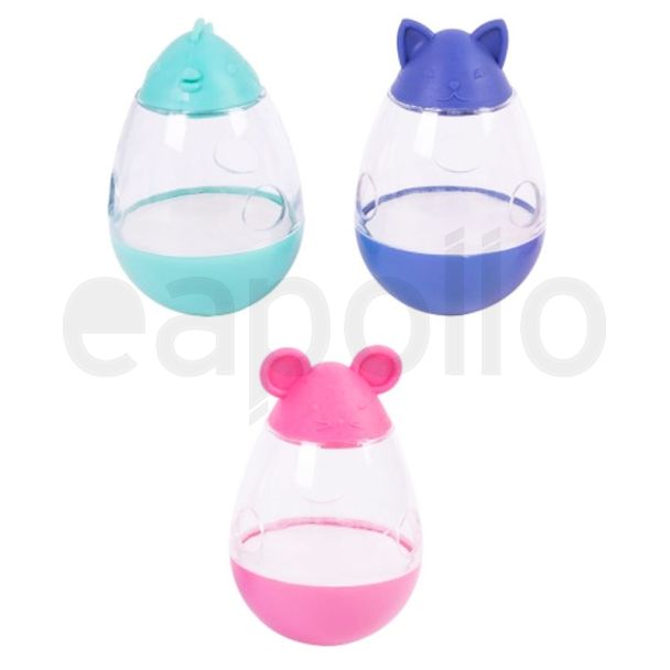 Treat Dispensing Cat Toy - Assorted Colours 