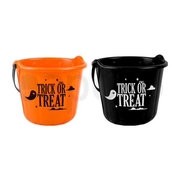 Trick Or Treat Halloween Bucket - Assorted