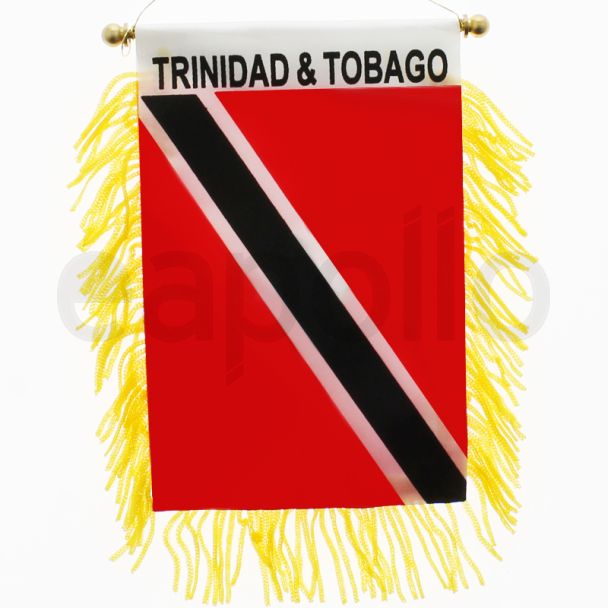 Wholesale Trinidad & Tobago Mini Banner Flag - 10cm x 13cm