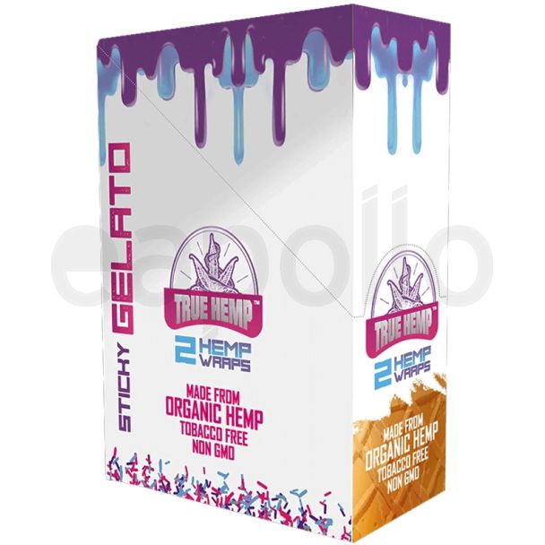 Wholesale True Organic Wraps - Sticky Gelato 