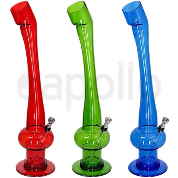 Twist Design Acrylic Waterpipe – Assorted (18Inch)