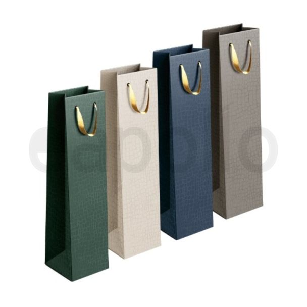 U. Gift Embossed Matte Bottle Bag - Assorted
