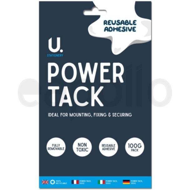 U. Power Tack - Non Toxic Reusable Adhesive (100g)