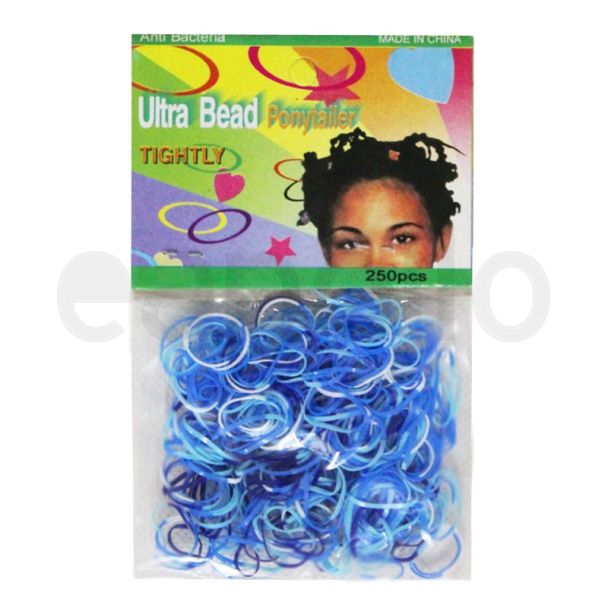 Ultra Elastic Ponytailer - Blue Assortment