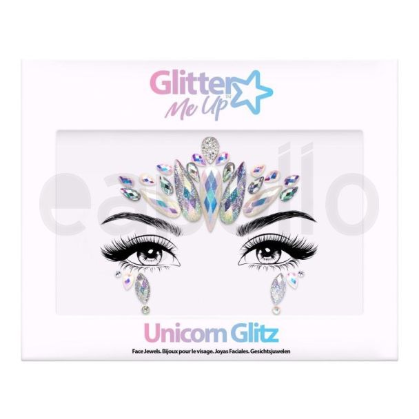 Wholesale Glitter Me Up Festival Face Jewels - Unicorn Glitz