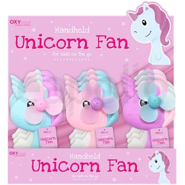 Unicorn Handheld Squeeze Fan – Assorted