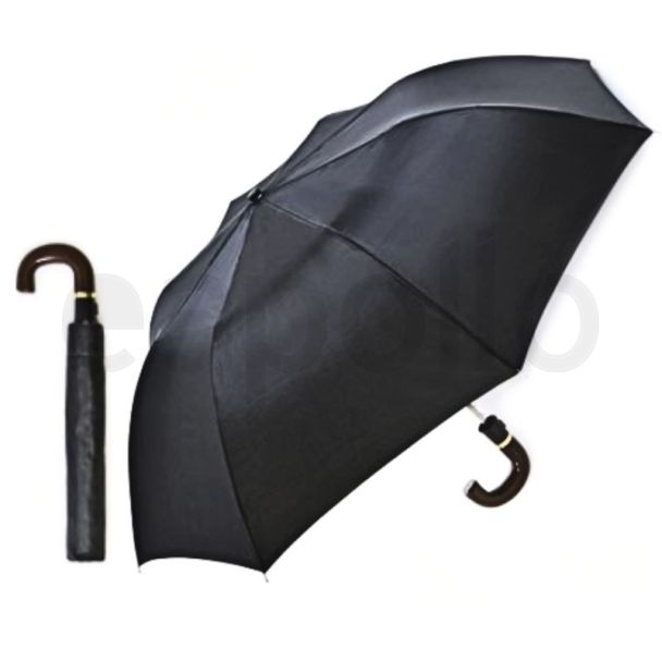 Black Automatic Compact Umbrella