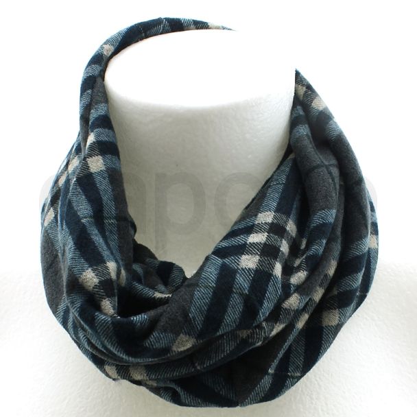 Unisex Tartan Print Neck Warmers -  Assorted Colours