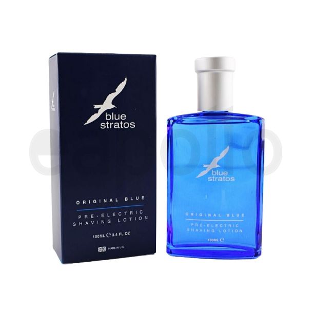Wholesale Blue Stratos Original Blue Pre -Electric Shaving Lotion-100ml
