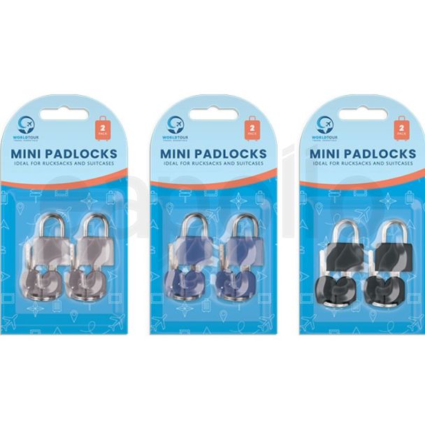 Mini Travel Padlocks with keys