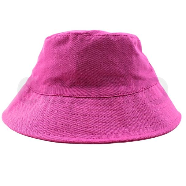 Adults 100% Cotton Bucket Hat - Pink 