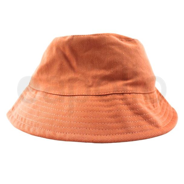 Adults 100% Cotton Bucket Hat - Orange 