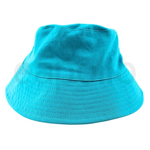 Adults 100% Cotton Bucket Hat - Aqua 