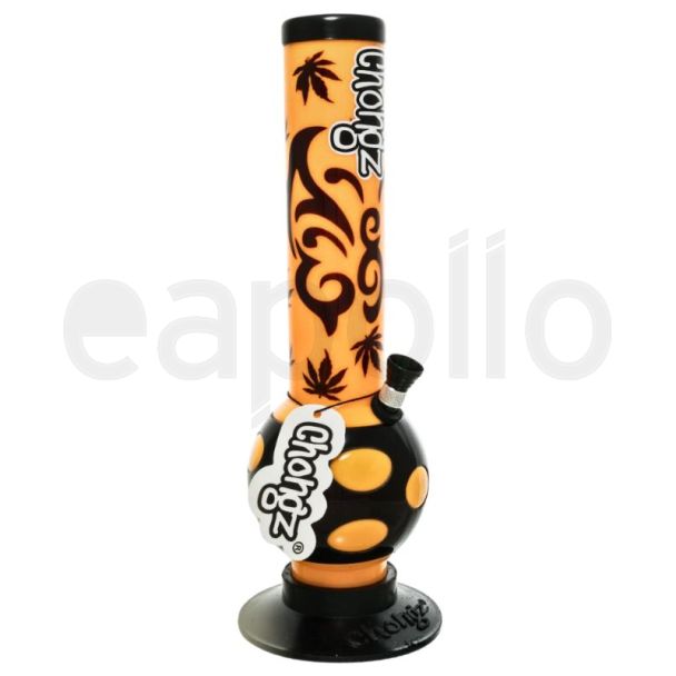 Chongz Acrylic "flutterbly" Waterpipe - Asst. Colours (12 Inch)