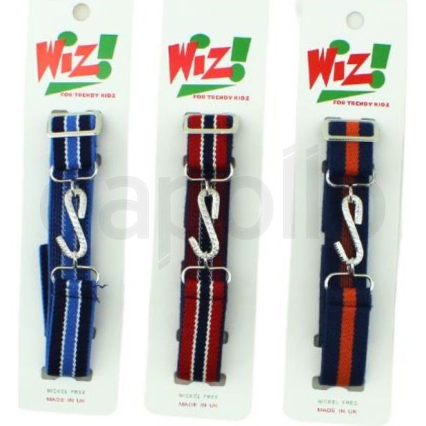 Children's Striped Snake Buckle Belts - Bright Assortment