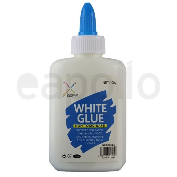 White PVA Glue - Non Toxic - 100g - For Paper, Cardboard, Wood, and Fabrics