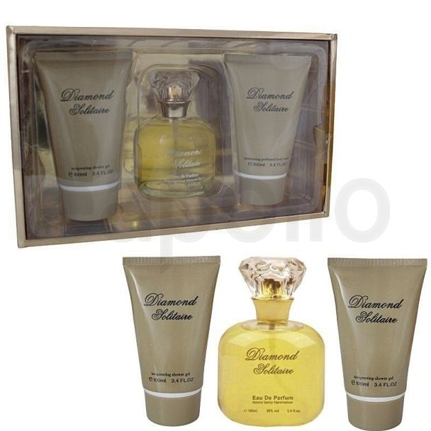 Fine Perfumery Diamond Solitaire 3 Pieces Gift Set