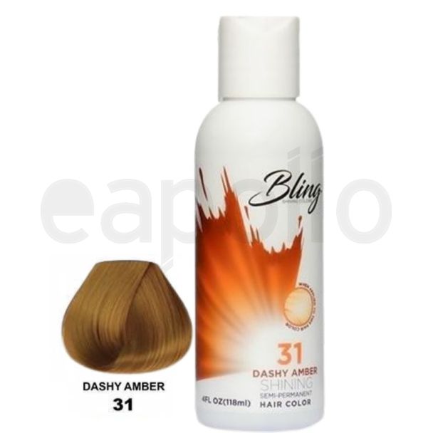 Bling Shining Semi-Permanent Hair Dye- Dashy Amber (31) 