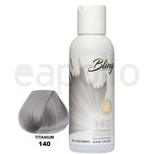 Bling Shining Semi-Permanent Hair Dye- Titanium (140)