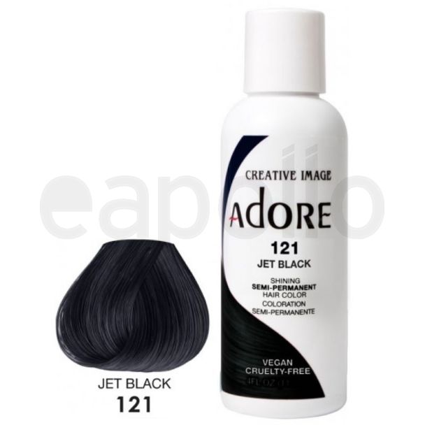 Wholesale Adore Semi-Permanent Hair Dye- Jet Black (121)
