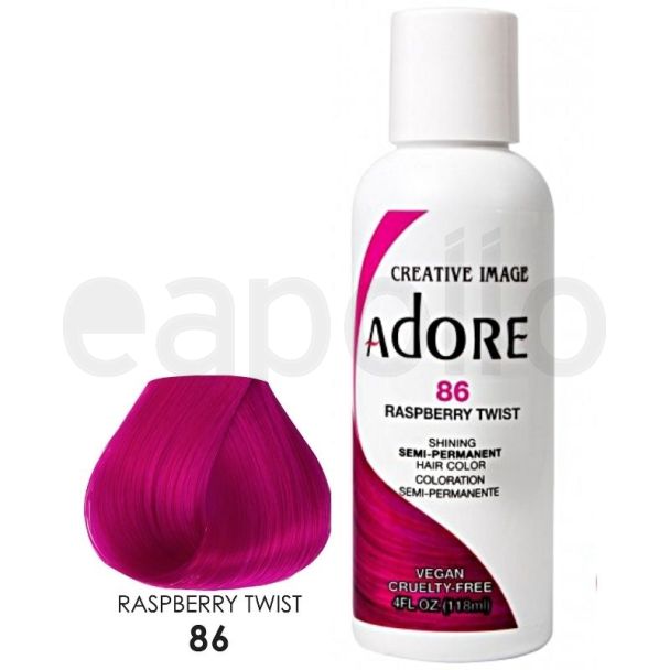 Wholesale Adore Semi-Permanent Hair Dye- Raspberry Twist (86) 