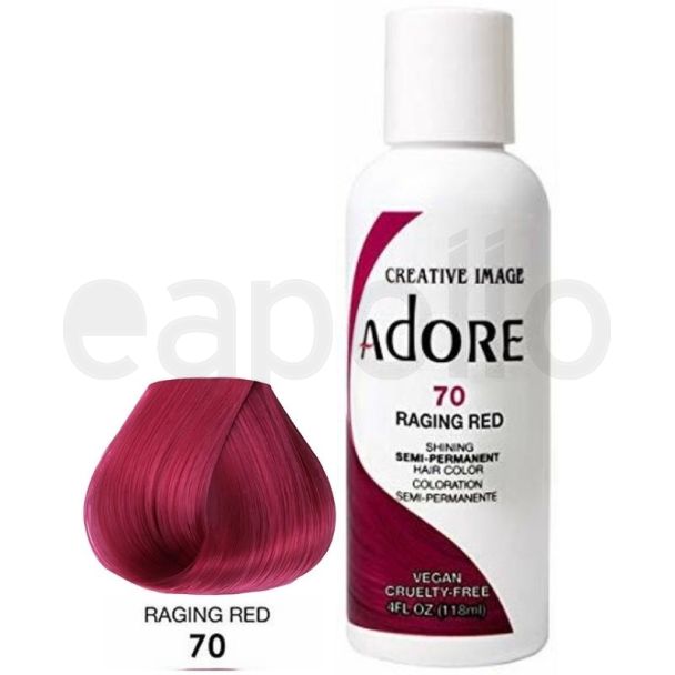 Wholesale Adore Semi-Permanent Hair Dye- Raging Red (70) 