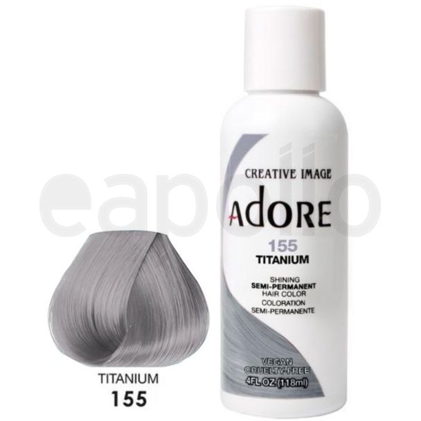 Wholesale Adore Semi-Permanent Hair Dye- Titanium (155) 