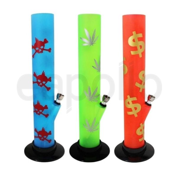 Wholesale Acrylic Waterpipe (12.5 inch)  - assorted 
