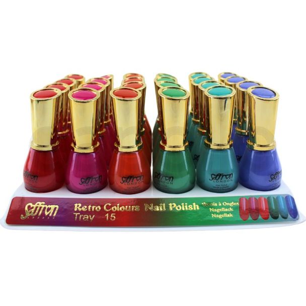 Saffron Nail Polish Tray - Assorted