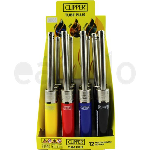 Clipper Tube Plus Utility Lighter - Assorted 