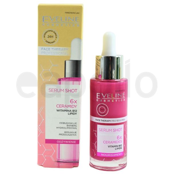 Eveline 6x Ceramides Serum Shot Nourishing Treatment - 30ml